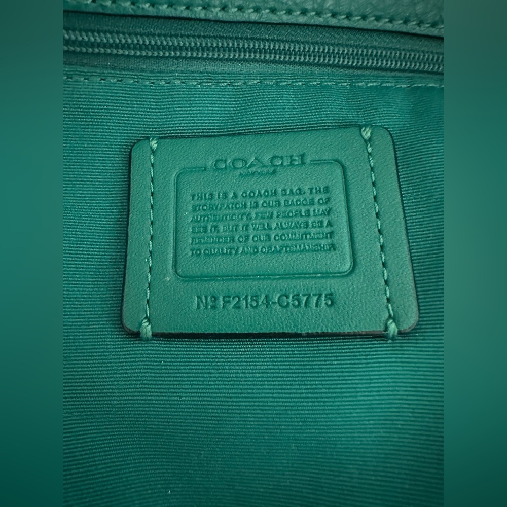 Coach Tote 27 Colorblock with Horse and Carriage Handbag Bag Twilight Multi 5775 - Picture 11 of 11